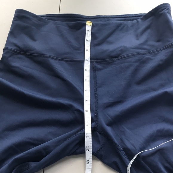 SHAPE activewear navy blue mesh panels leggings size Large - Picture 8 of 11